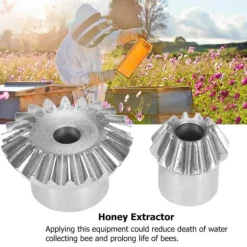 Kugghjul med skruv och skiftnyckelsats för honungsextraktor, extraktion, reparation, biodling