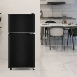 Kyl-Frys Kombi, 86.8 cm, 60L kyl, 22L frys, 102 kWh/år, Svart, Energieklass E