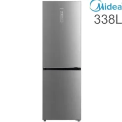Kylskåp med frys Midea 338L Steel MERB345MGC02