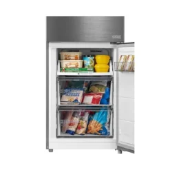 Kylskåp med frys Midea 338L Steel MERB345MGC02