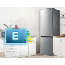 Kylskåp med frys Midea 270L Steel MDRB380FGE02A