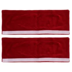 Kylskåpshandtagsöverdrag för kök - Set med 2 Claret mjuka dammsäkra handtagshandskar