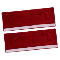 Kylskåpshandtagsöverdrag för kök - Set med 2 Claret mjuka dammsäkra handtagshandskar