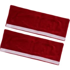 Kylskåpshandtagsöverdrag för kök - Set med 2 Claret mjuka dammsäkra handtagshandskar