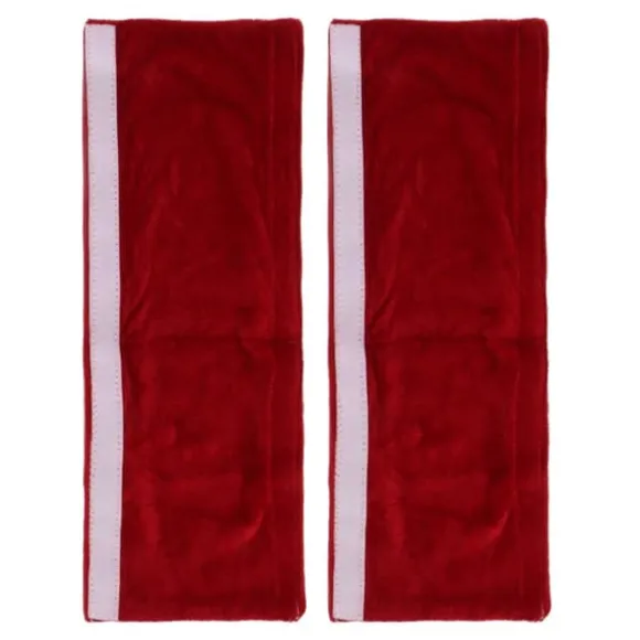 Kylskåpshandtagsöverdrag för kök - Set med 2 Claret mjuka dammsäkra handtagshandskar