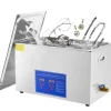 30L 100A Ultrasonisk rengöringsmaskin med värme 600W i rostfritt stål för glasögon, smycken, tandproteser, mynt m.m. (30L)