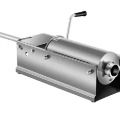 3L Chorizo-vullare av rostfritt stål, horisontell, manuell korvfyllare, Chorizo-hotdogs, grillkorv, lämplig för både hushåll och kommersiell