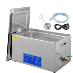 30L digital ultraljudsrengöringsmaskin, 40kHz djuprengöring, justerbar tid/temperatur, lämplig för hem och professionell användning