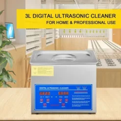 3L digital ultraljudsrengörare, 40 kHz djuprengöring, justerbar tid/temperatur, lämplig för hem och professionell användning