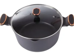 7L Kastrull med lock – Non stick beläggning – Induktionshäll