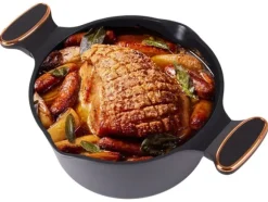 7L Kastrull med lock – Non stick beläggning – Induktionshäll