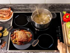 7L Kastrull med lock – Non stick beläggning – Induktionshäll