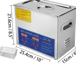 3L 40kHz 120W digital ultraljudsrengörare, djuprengöring, justerbar tid/temperatur, humaniserad design, bred applikation
