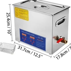 6L 40kHz 180W digital ultraljudsrengörare, djuprengöring, justerbar tid/temperatur, humaniserad design, bred applikation