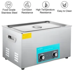 2L 40KHz 60W ultraljudsrengörare med värmare, effektiv rengöring, justerbar värme/arbetstid, humaniserad design, bred användning