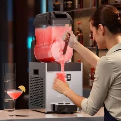12L Kommersiell Slushy Maskin, Margarita Smoothie Frusen Dryckstillverkare, Kraftfull, Snabbkylning