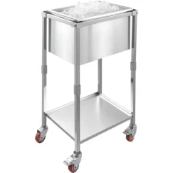 31L Rullande Kylbox, Utomhus Stående Islåda, Praktisk Med Hjulfunktion