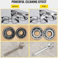 30L 600W 40kHz ultraljudsrengörare med justerbar tid/temperatur, kraftfull rengöring, användarvänliga detaljer