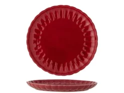 Latina Tallrik, röd, stengods