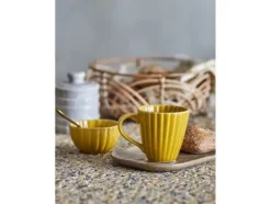 Latina-skål, gul, stengods