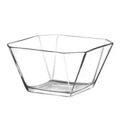 LAV KAREN Glassalladsskål för snacks 1900 ml För sallader Fatskål