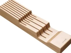 Lådinsats för knivar, trä