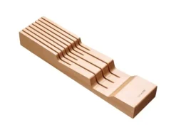 Lådinsats för knivar, trä