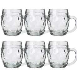 Ölglas, Ölsejdel, Ölkrus, Ölmugg - set med 6 ölglas Tübinger 0,5 liter