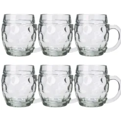 Ölglas, Ölsejdel, Ölkrus, Ölmugg - set med 6 ölglas Tübinger 0,3 liter