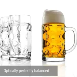 Ölglas, Ölsejdel, Ölkrus, Ölmugg - set med 6 ölglas ISAR 0,5 liter
