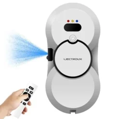 LIECTROUX Robot Fönsterputsare HCR-10 Vit - 2800 Pa - 30ml Behållare - Automatisk rengöring - Självständig intelligent fönsterputsrobot