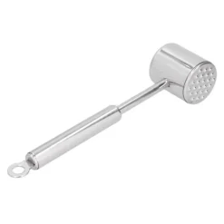 Liten kötthammare i rostfritt stål Dubbelsidig Steak Pounder Kött mörande verktyg för kök