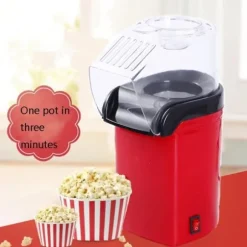 Liten Popcornmaskin. Poppa Popcorn helt utan att tillsätta Olja / Smör.
