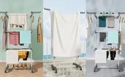 LIVIT Klädtorkställning, Flera nivåer, 48x74x170 cm