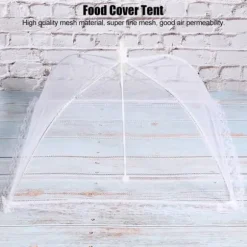 Livsmedelsöverdrag - Ej specificerat - 2 ST - Fällbar - Återanvändbar - Vit nät