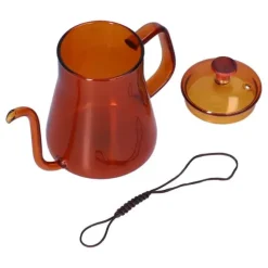 Lång pip Vattenkokare Stor kapacitet Värmebeständig Lätt att rengöra Kaffekanna med lång mun Kaffe