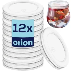 Lock till yoghurtburk 6,2 cm 12 st.