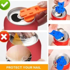 Lollanda 24-pack enkel burköppnare / flasköppnare, flerfärgad – återanvändbar läskburköppnare, dryckesburköppnare, perfekt för picknick och fester