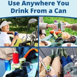 Lollanda 6-pack enkel burköppnare / flasköppnare / konservöppnare – öppnare för burkar, återanvändbar läskburköppnare, skyddar fingrarna, flerfärgad | CDON