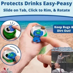 Lollanda 6-pack enkel burköppnare / flasköppnare / konservöppnare – öppnare för burkar, återanvändbar läskburköppnare, skyddar fingrarna, flerfärgad | CDON