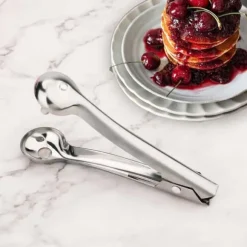 Lollanda 2-pack multifunktionell körsbärskärnare i rostfritt stål – bärbar fruktkärnare, perfekt för att göra körsbärssylt