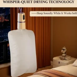 Lollanda Portabel torktumlare – 360° varmluftstork med torkpåse, tyst drift, timer 30–240 minuter, perfekt för resa