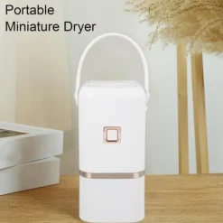 Lollanda Portabel Torktumlare, Minitork för Kläder, Snabbtork, med Torkpåse, Kompakt, för Resor & Hem