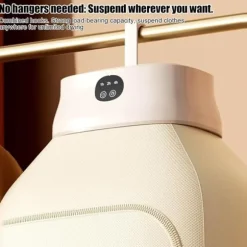 Lollanda Portabel Tørretumbler 400W, Vikbar Torktumlare, Lågljud med Timer, för Hem, Camping & Resor