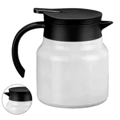 Löstagbar isolerad te- och kaffekanna 1000ml - Vit