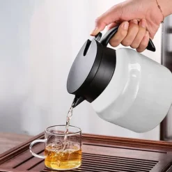 Löstagbar isolerad te- och kaffekanna 1000ml - Vit