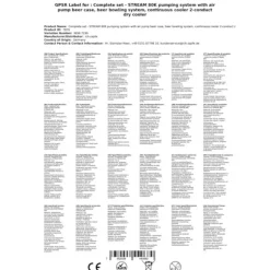 Öltapp - STREAM 80K ölväska, genomströmningskylare, 2-rads torrkylare, KEG 2:5 liters adapter, KEG:NC Adapter