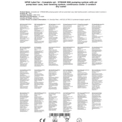 Öltapp - STREAM 80K ölväska, genomströmningskylare, 2-rads torrkylare, KEG:5 liters adapter, KEG 2:Type A