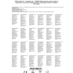 Öltapp - STREAM 80K ölväska, genomströmningskylare, 2-rads torrkylare, KEG 2:Type D, KEG:KeyKeg