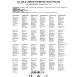 Öltapp- kontakt 40 2-sidigt torrkylare, kontinuerlig kylare 50 liter / h, inkl. Dispenserspelare, Green Line, KEG 2:Type G, KEG:NC Adapter